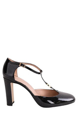 Talons LK Bennett Almina Noir en Cuir verni, taille 42 - Seconde Main