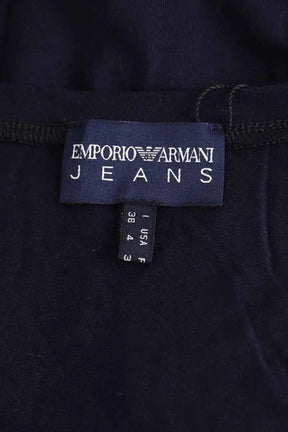 T-shirt Emporio Armani Marine en Viscose
