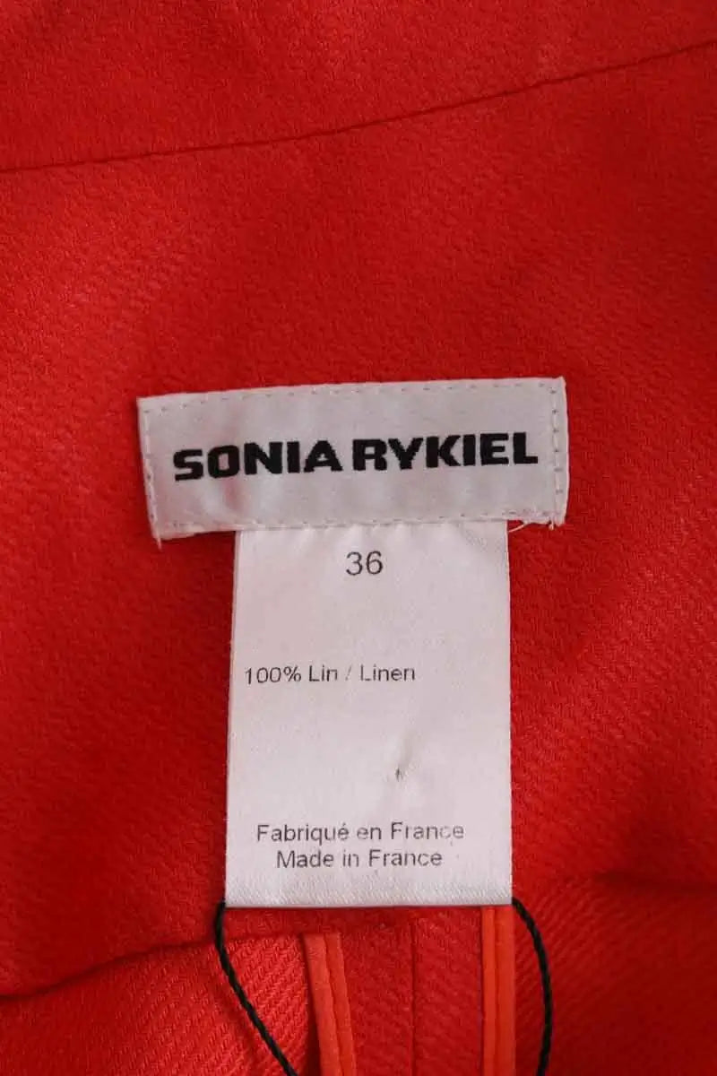 Veste Sonia Rykiel Orange en Lin
