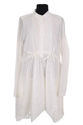 Robe Chloé Blanc en Coton, taille S - Seconde Main