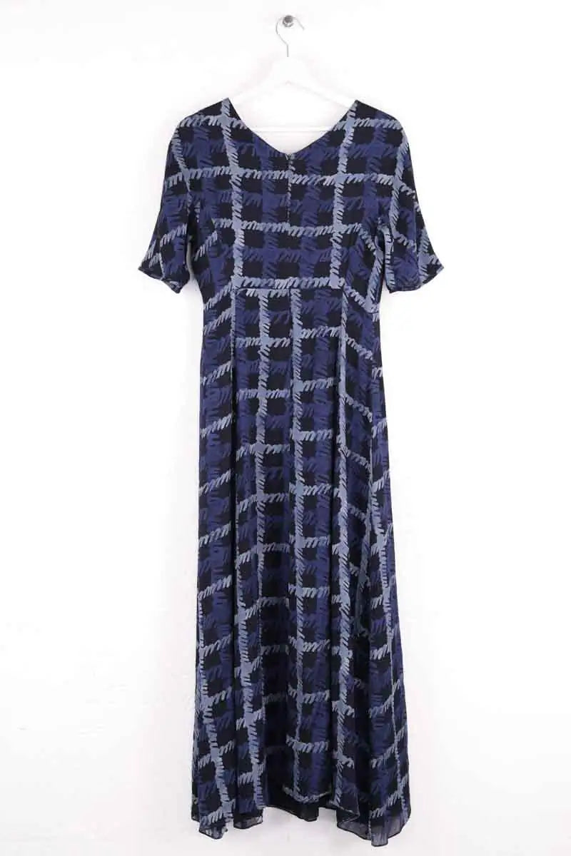 Robe Emporio Armani Bleu en Soie
