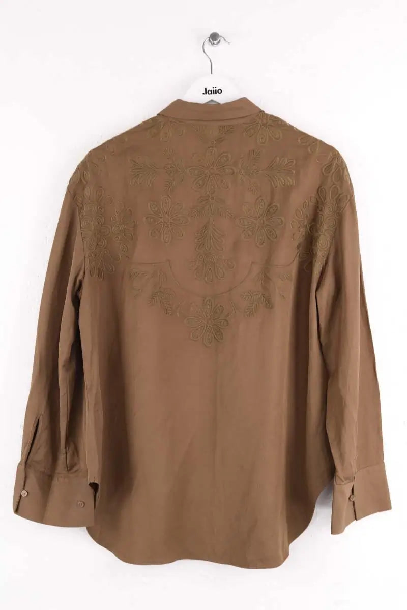 Chemise Tommy Hilfiger Marron en Viscose