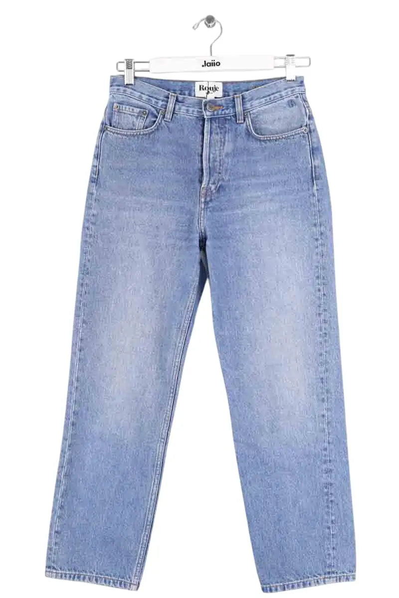 Jean droit Rouje Bleu en Coton, taille M - Seconde Main