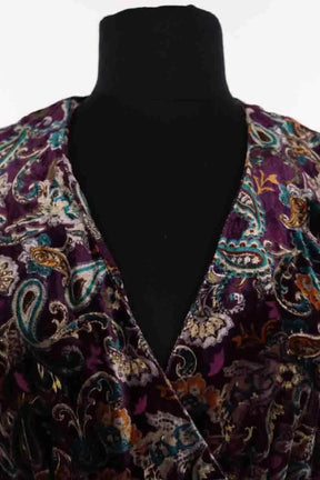 Robe Les Petites Violet en Velours