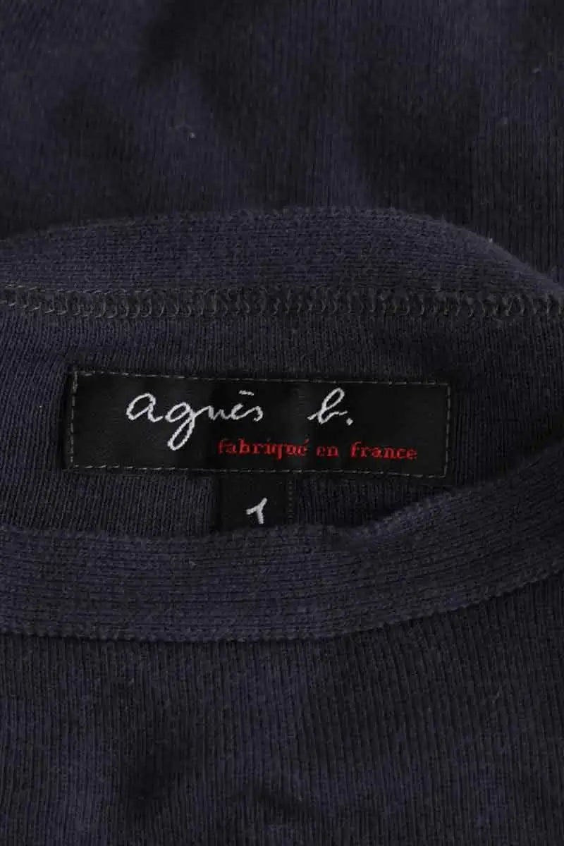 Top Agnès B. Gris en Coton