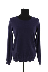Pull Eric Bompard Marine en Cachemire, taille M - Seconde Main
