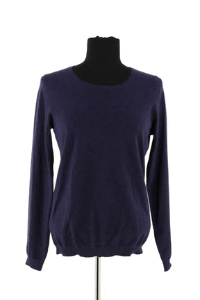 Pull Eric Bompard Marine en Cachemire, taille M - Seconde Main