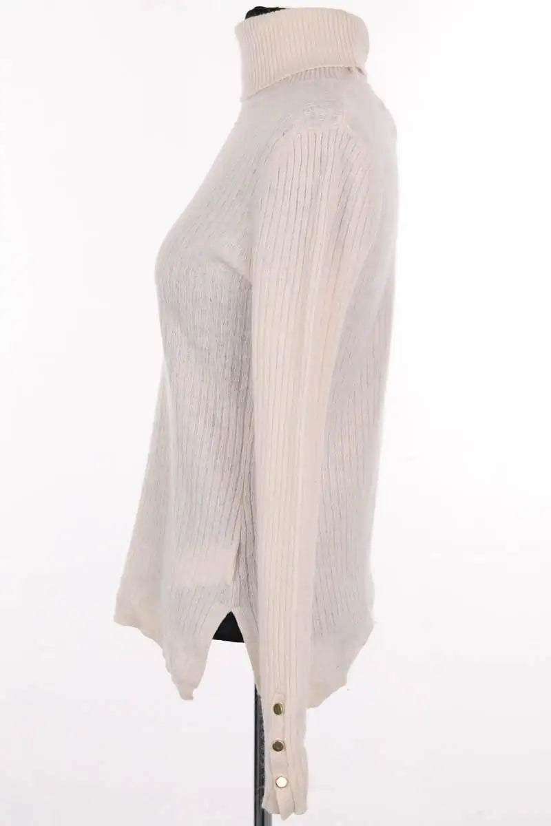 Pull col roulé  Gerard Darel Beige en Laine