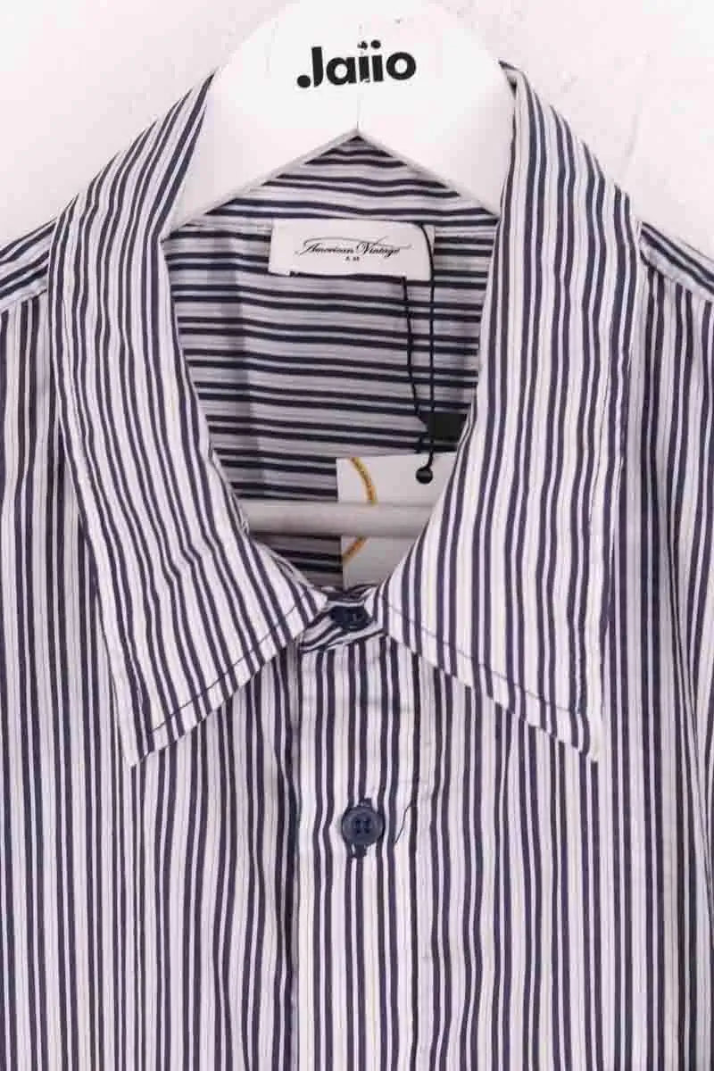Chemise American Vintage Gris en Coton