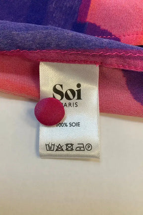 Chemise Soi Multicolore en Soie