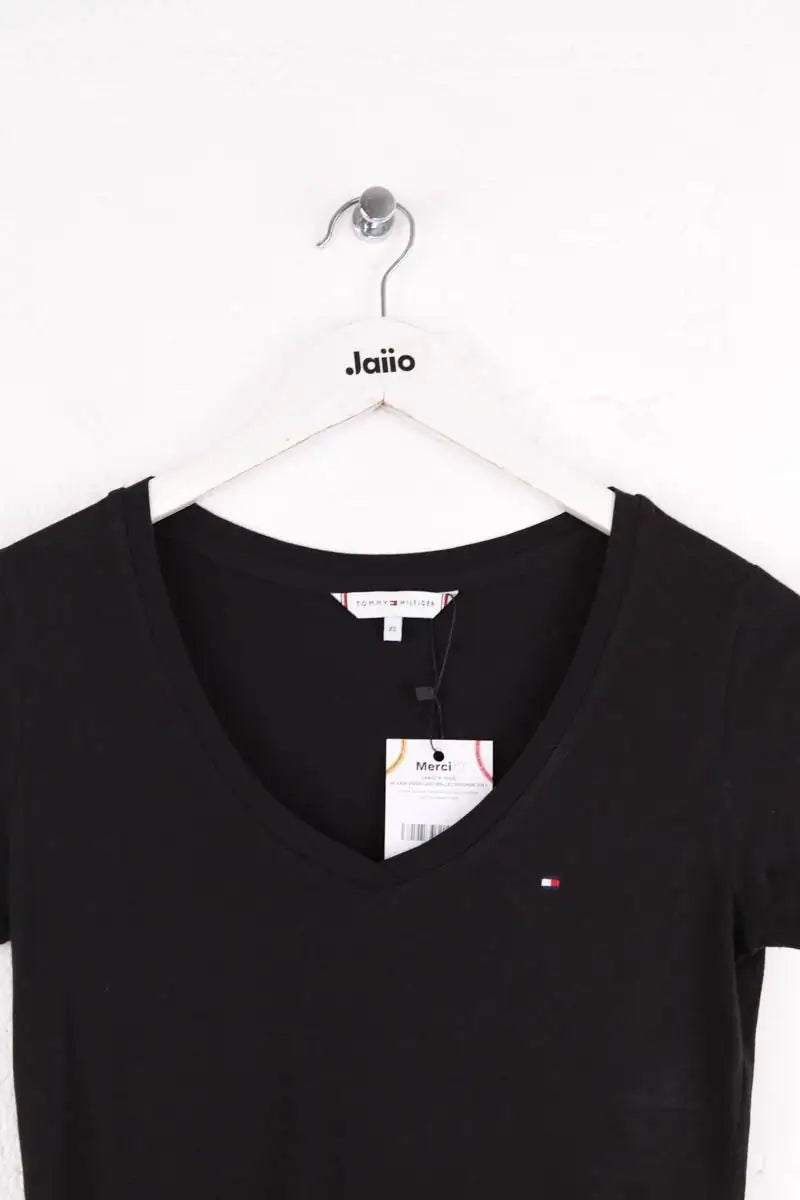 T-shirt Tommy Hilfiger Noir en Coton