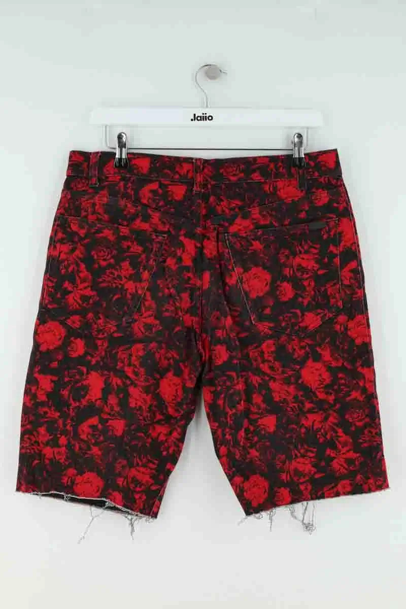 Bermuda Saint Laurent Rouge en Coton