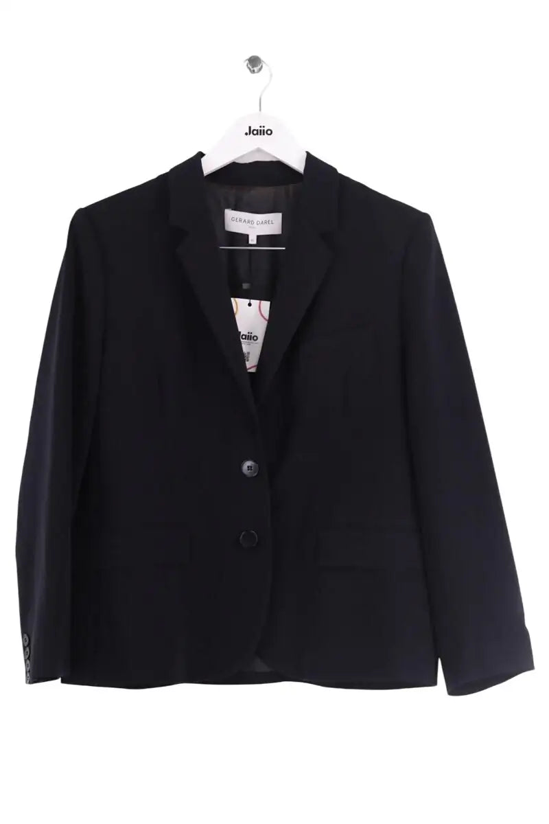 Blazer Gerard Darel Bleu en Synthétique, taille L - Seconde Main