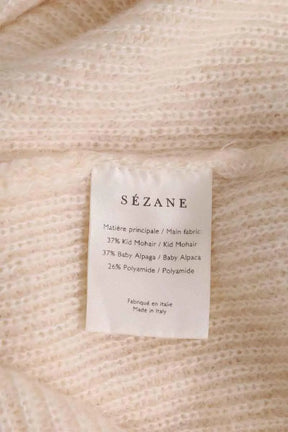 Pull Sézane Ecru en Laine