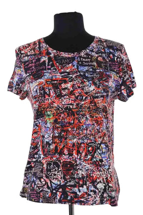 T-shirt Maje Multicolore en Coton, taille M - Seconde Main