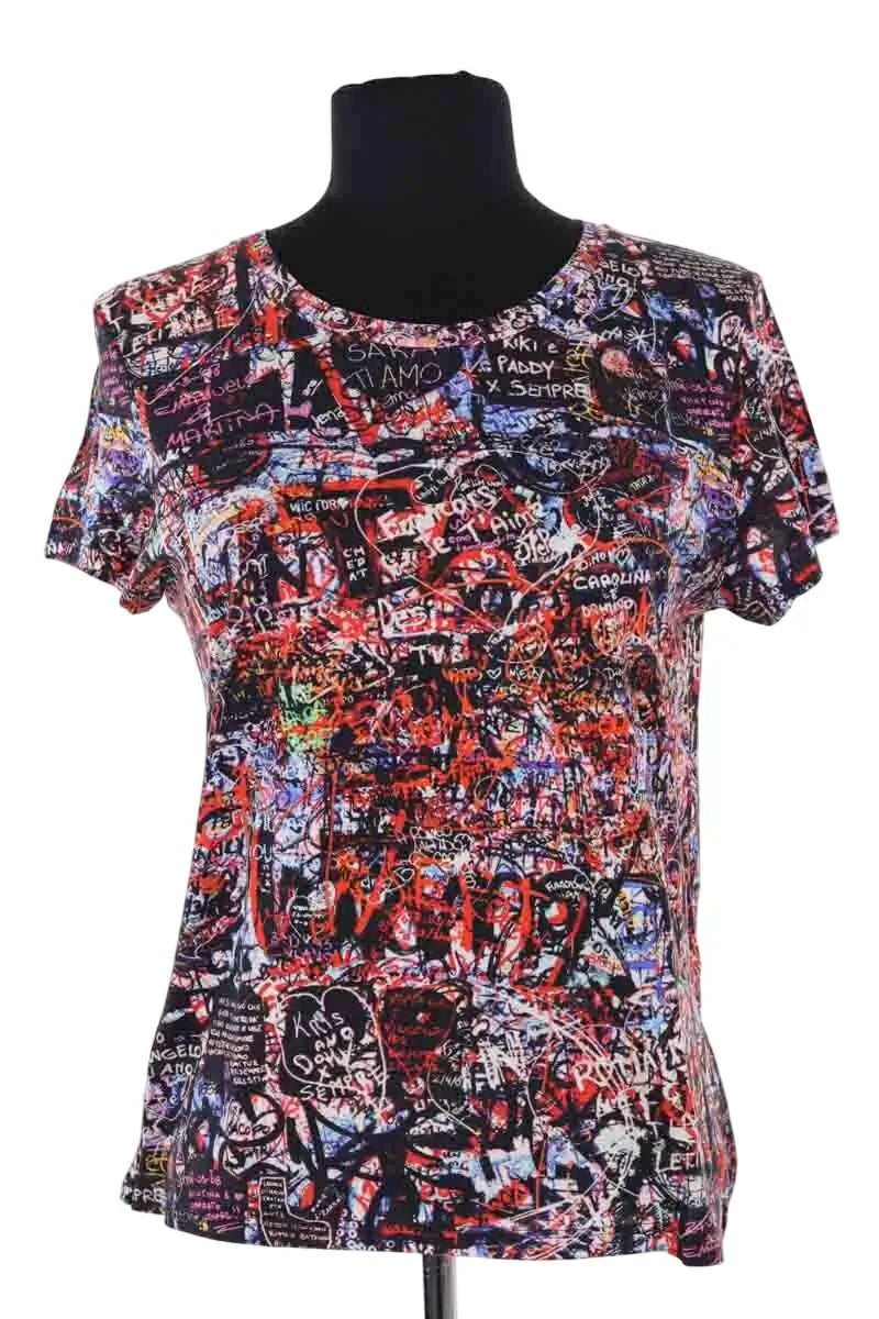 T-shirt Maje Multicolore en Coton, taille M - Seconde Main