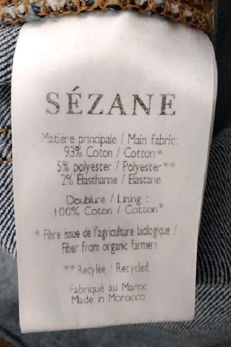 Jean slim Sézane  Bleu