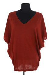 T-shirt Eric Bompard Marron en Cachemire, taille TU - Seconde Main