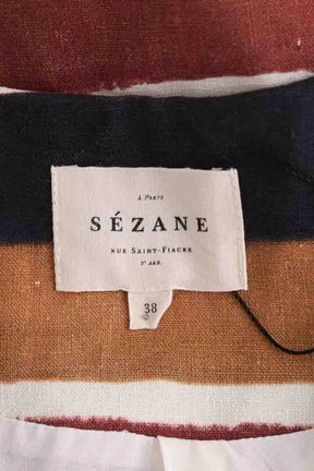 Top sans manche Sézane Multicolore en Lin