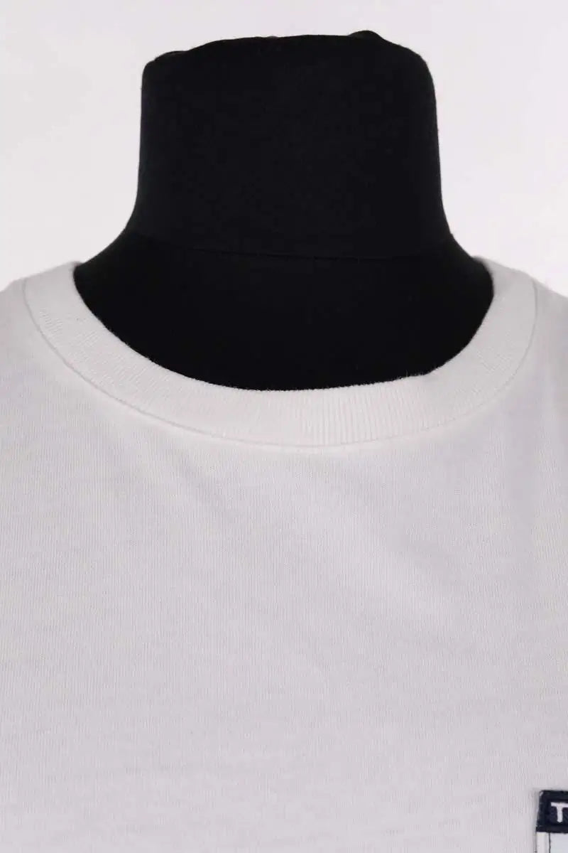 T-shirt Tommy Hilfiger Blanc en Coton