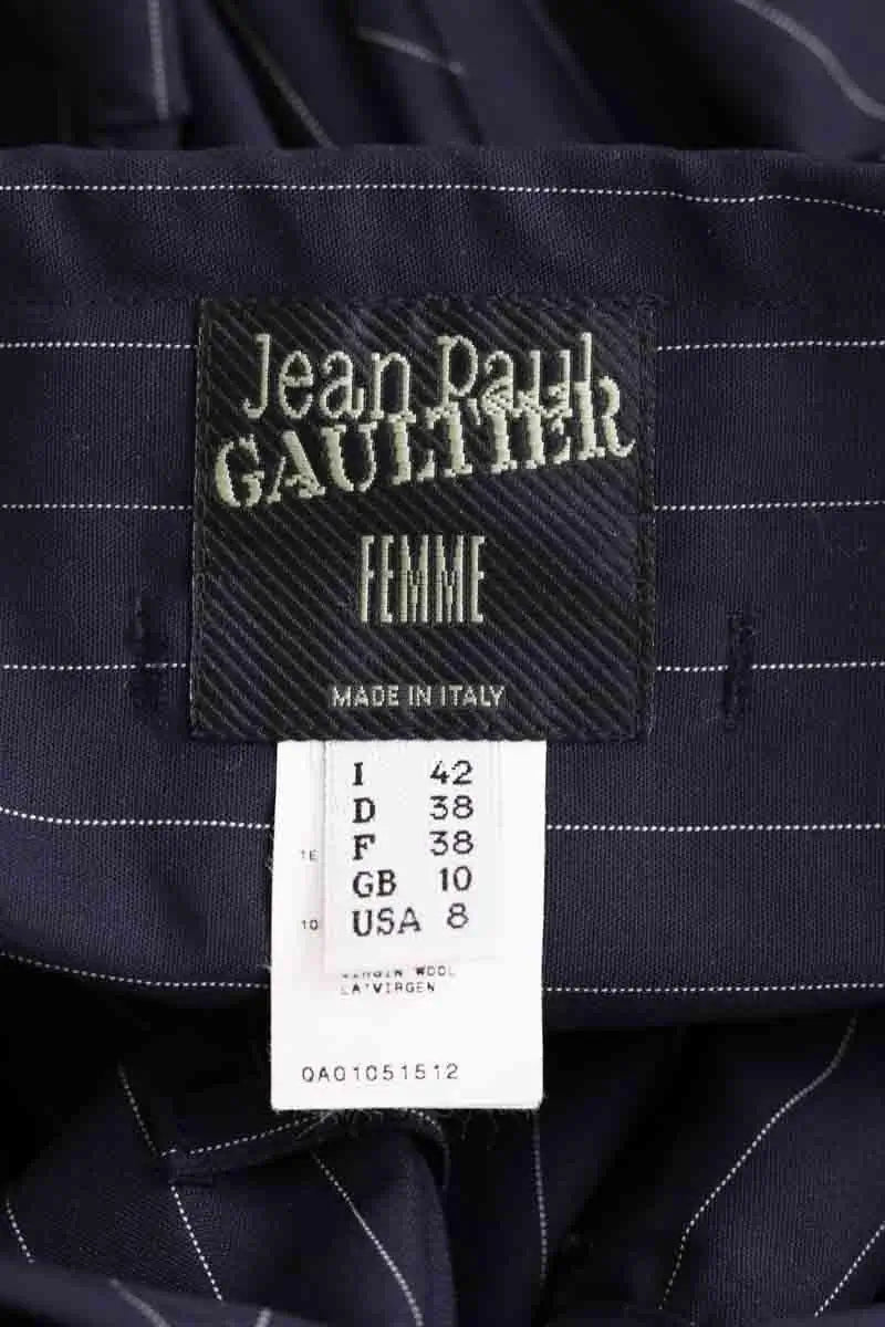 Pantalon Jean Paul Gaultier Bleu en Laine
