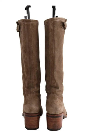 Bottes Free Lance Kaki en Daim