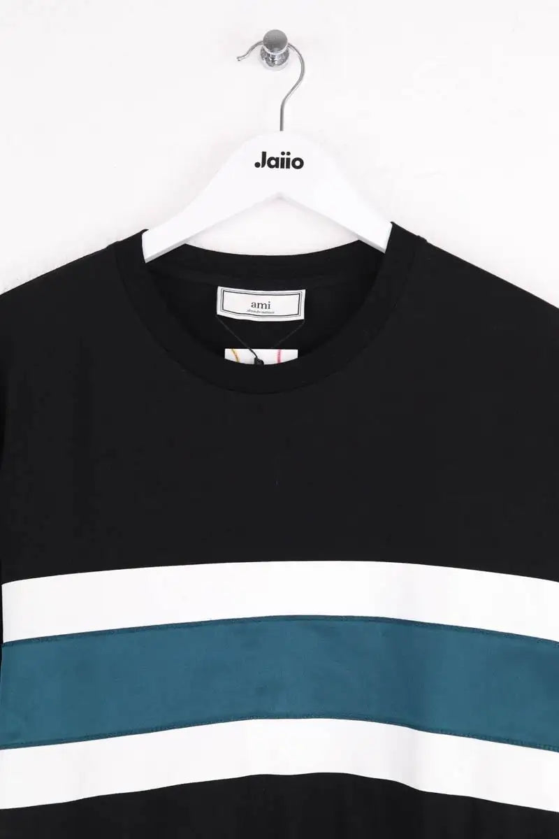 T-shirt Ami Noir en Coton