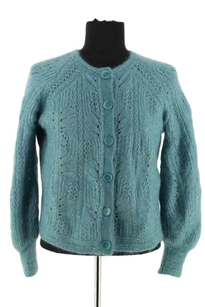 Cardigan Sézane Bleu en Laine, taille XS - Seconde Main