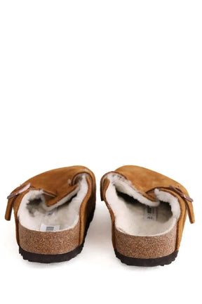 Sabots Birkenstock Camel en Daim