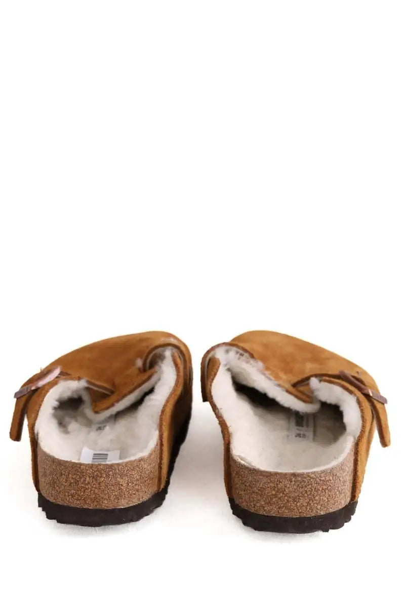 Sabots Birkenstock Camel en Daim