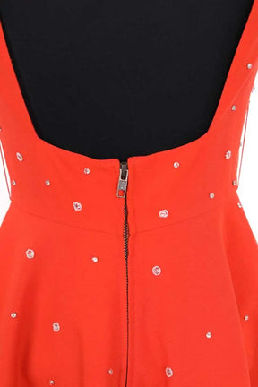 Robe Manoush Rouge en Coton