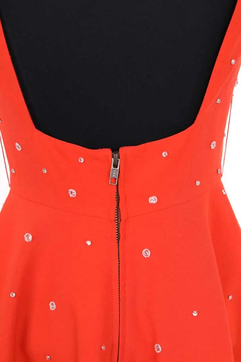 Robe Manoush Rouge en Coton