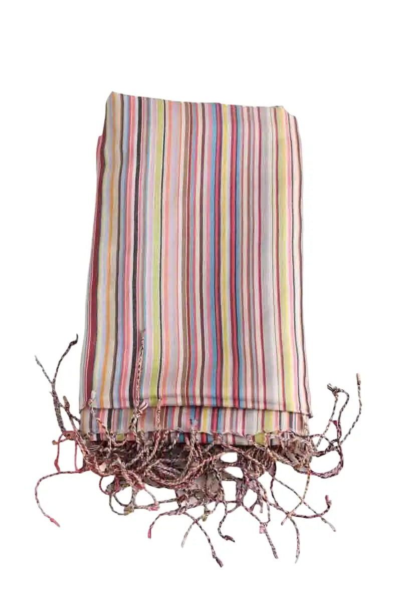 Chèche Paul Smith Rose en Soie - Seconde Main