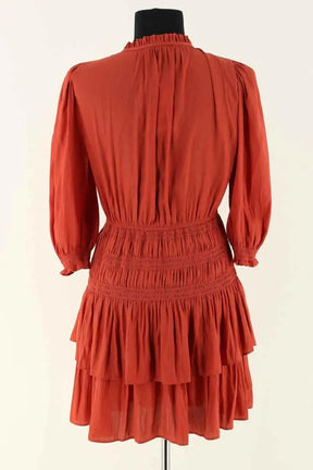 Robe Maje Orange en Synthétique