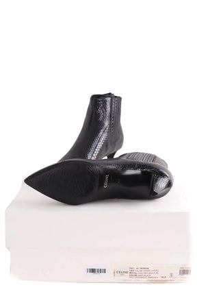 Boots Celine Noir en Cuir