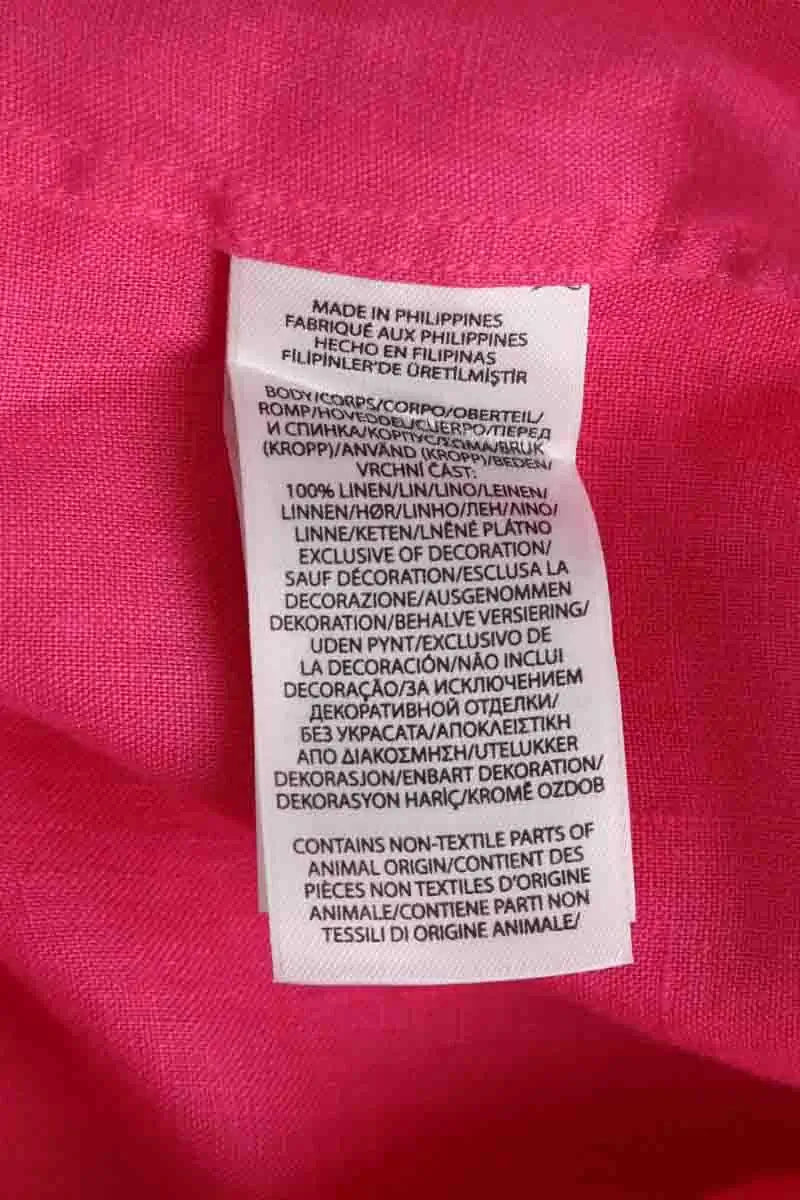Chemise Ralph Lauren Rose en Lin