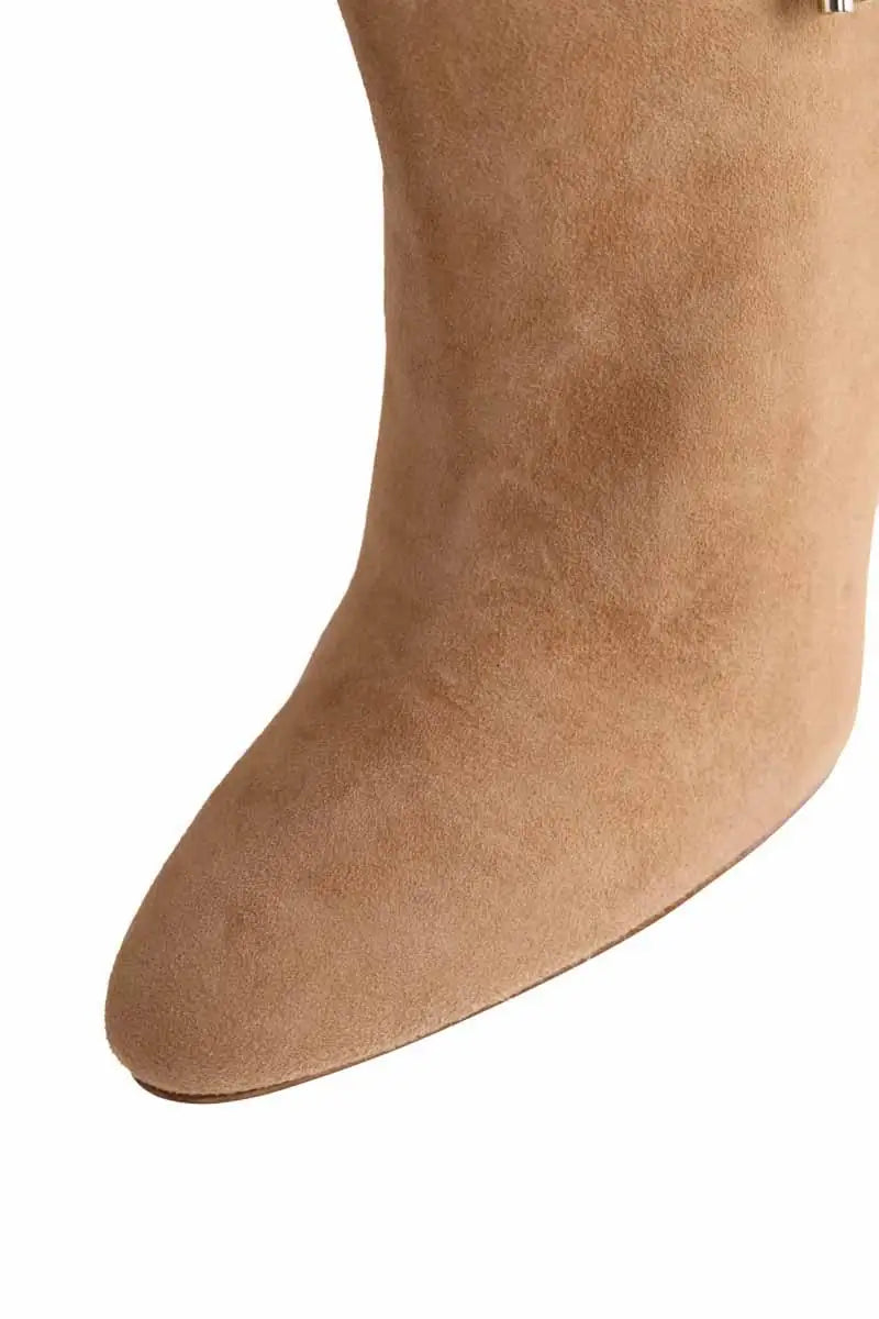 Bottes LK Bennett Loretta Camel en Daim