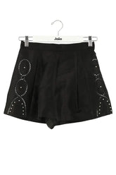 Mini short Maje Noir en Lin, taille XS - Seconde Main