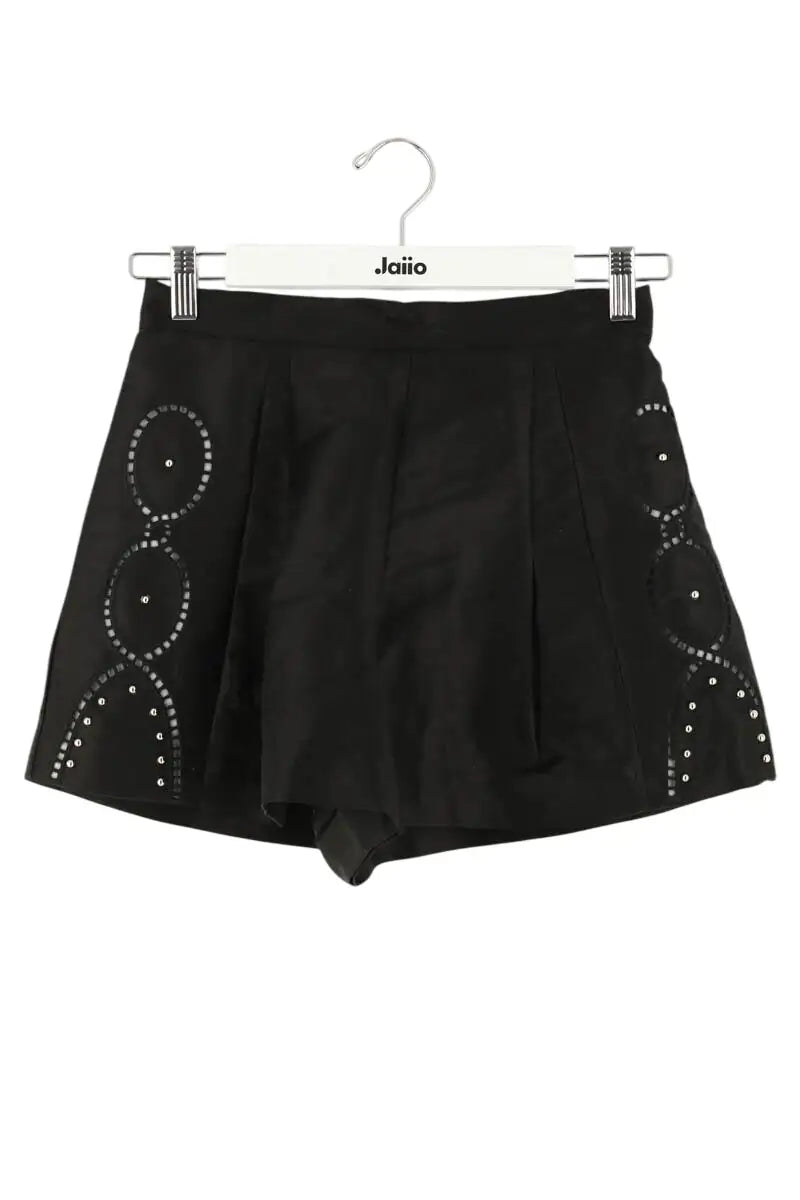 Mini short Maje Noir en Lin, taille XS - Seconde Main