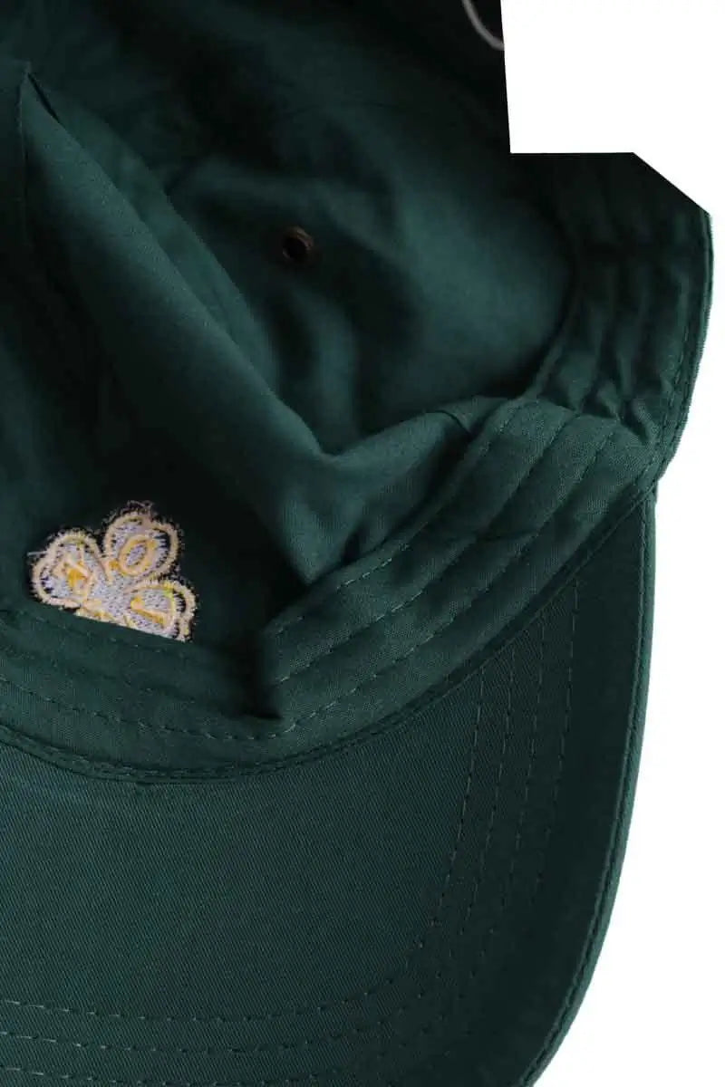 Casquette Octobre Vert en Coton