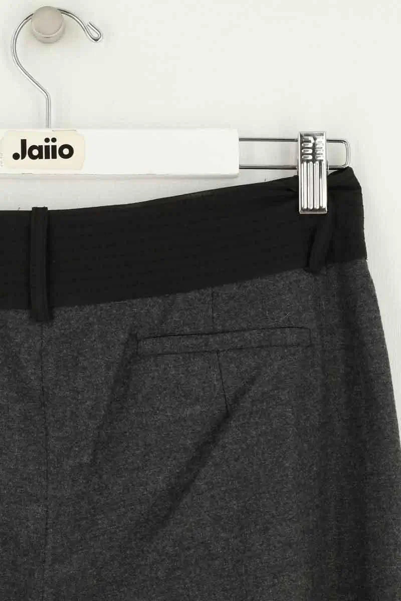 Pantalon droit Mugler Gris en Laine