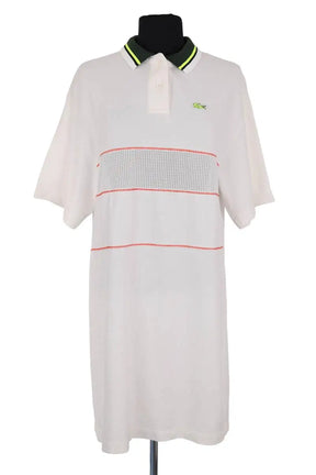 Robe Lacoste Blanc en Coton, taille M - Seconde Main