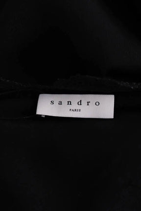 Combinaison Sandro Noir en Viscose