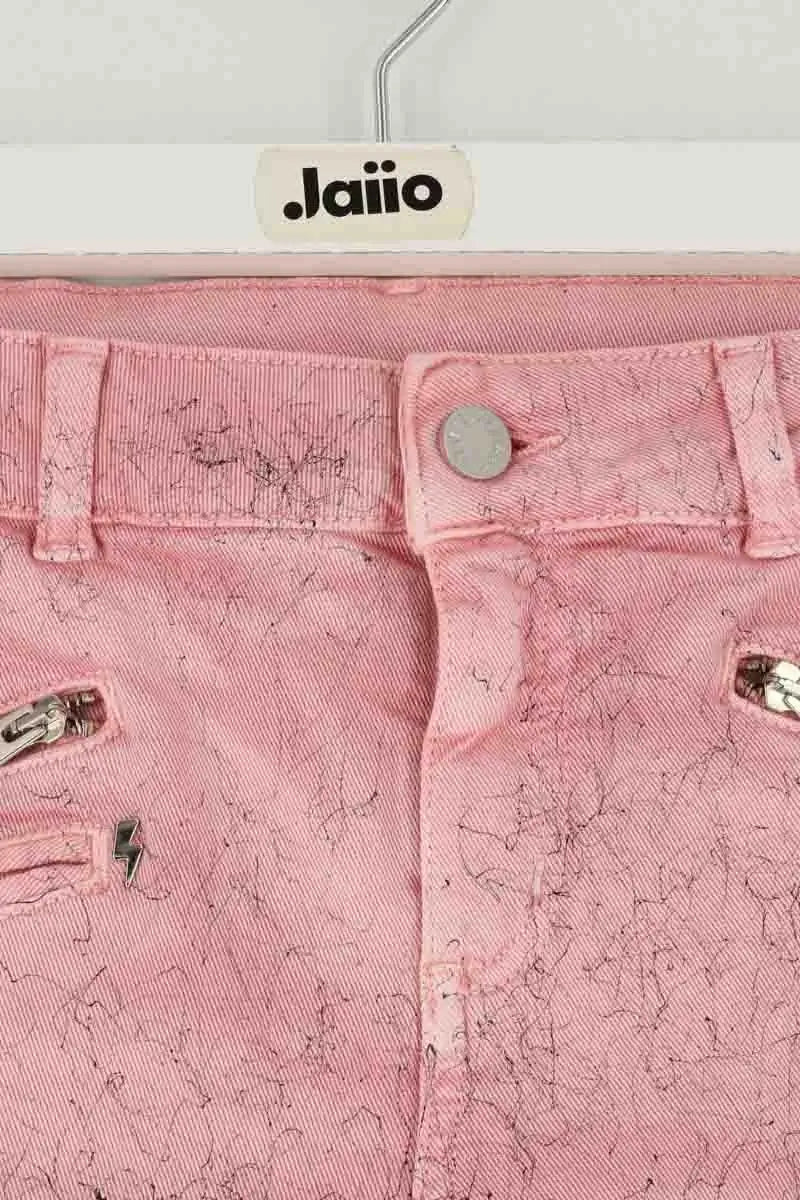 Jean droit Zadig & Voltaire Rose en Coton