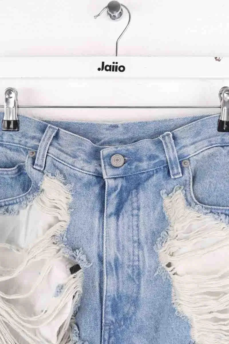 Jean droit Maison Martin Margiela Bleu en Coton