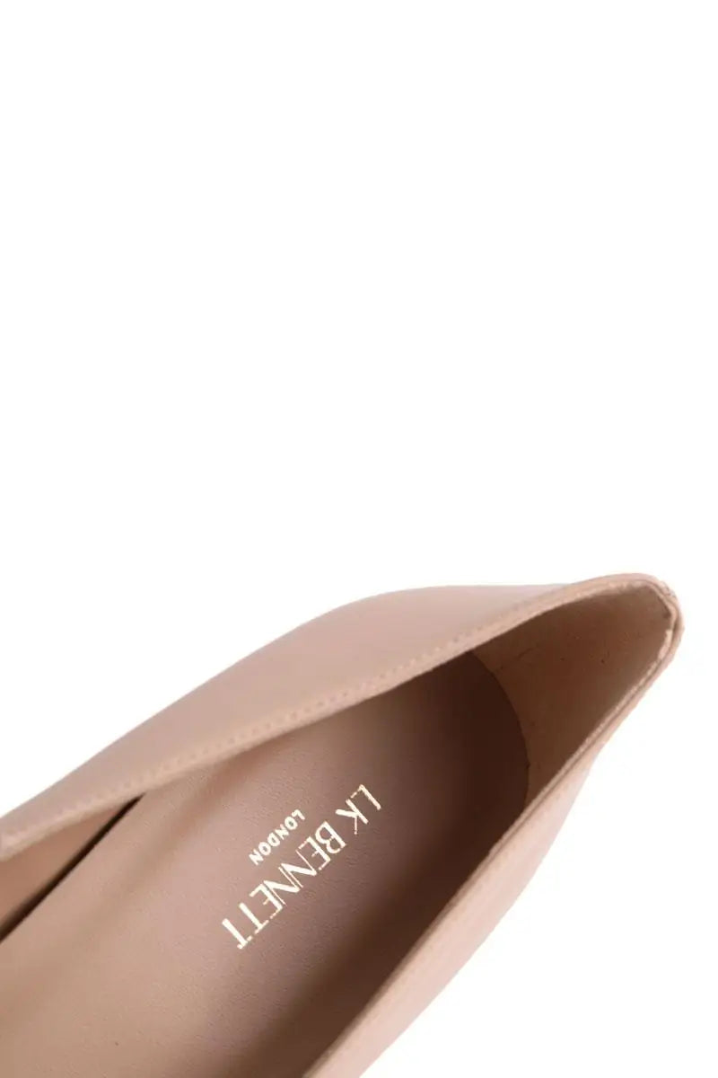 Talons LK Bennett Avalina Beige en Cuir verni