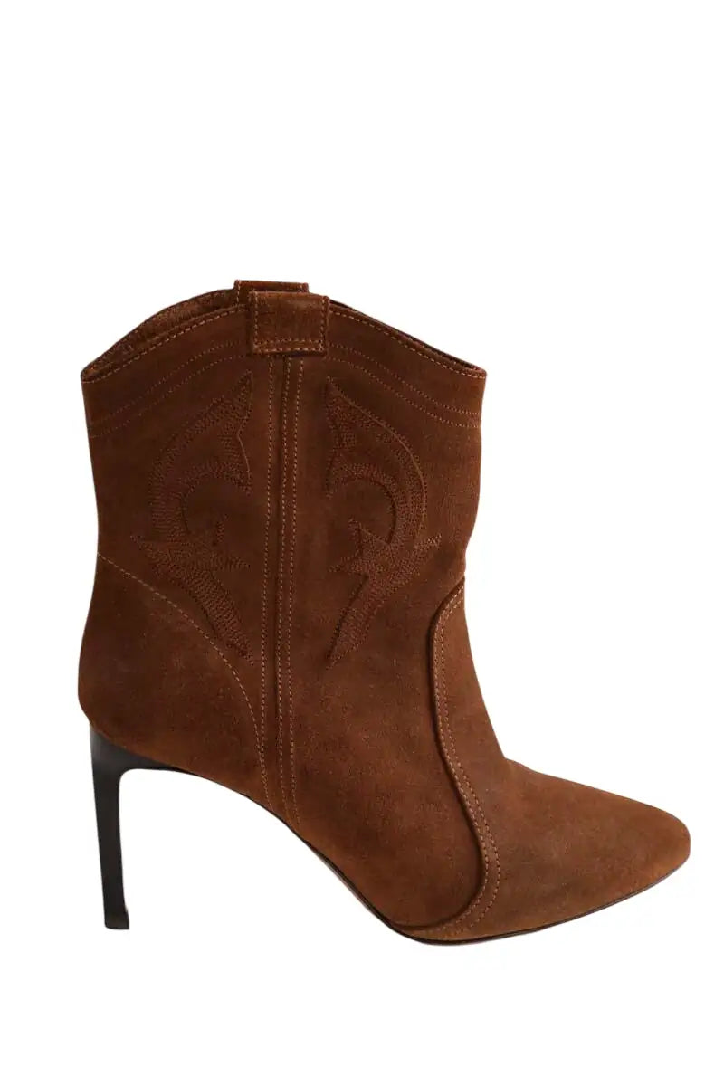 Talons Ba&Sh Marron en Daim, taille 38 - Seconde Main
