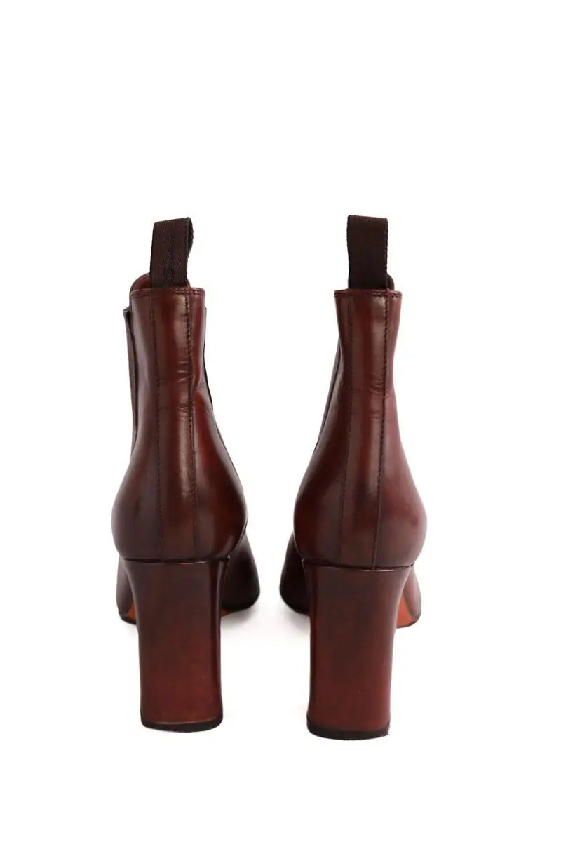 Boots Santoni Marron en Cuir