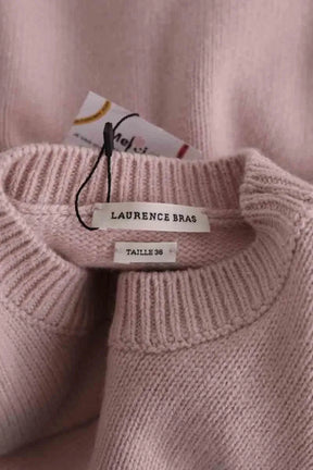 Pull Laurence Bras Rose en Laine