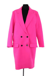 Manteau Zadig & Voltaire Minty Show Rose en Laine, taille M - Seconde Main